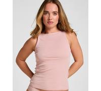 Pyjama HUNKEMÖLLER "Damen Singlet Basic", Damen, Gr. S, rosa, 100% Baumwolle, Homewear-Sets Pyjama (31585826-S) rosa