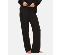 Pyjama HUNKEMÖLLER "Essential Jersey Pants", Damen, Gr. XL, schwarz, 92% Viskose, 8% Elasthan, Homewear-Sets Pyjama (51499864-XL) schwarz