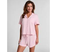 Pyjama HUNKEMÖLLER "Essential Jersey Short", Damen, Gr. XL, rosa, 92% Viskose, 8% Elasthan, Homewear-Sets Pyjama (40774227-XL) rosa