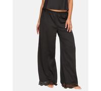 Pyjama HUNKEMÖLLER "Pant Cecilia", Damen, Gr. S, schwarz, 100% Polyester, Homewear-Sets Pyjama (97226969-S) schwarz