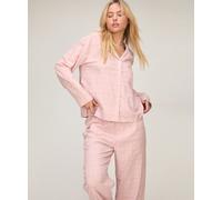 Pyjama HUNKEMÖLLER "Petite Pant Woven", Damen, Gr. S, rosa, 50% Viskose, 50% Baumwolle, Homewear-Sets Pyjama (61150718-S) rosa