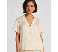Pyjama HUNKEMÖLLER "Satinjacke", Damen, Gr. M, weiß, 100% Viskose, Homewear-Sets Pyjama (79898224-M) weiß