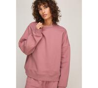Pyjama HUNKEMÖLLER "Top Crew Brushed Sweat", Damen, Gr. M, rosa, 65% Baumwolle, 35% Polyester, Homewear-Sets Pyjama (67081512-M) rosa