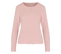 Pyjama HUNKEMÖLLER "Top Pointelle", Damen, Gr. XS, rosa, 48% Modal, 48% Baumwolle, 4% Elasthan, Homewear-Sets Pyjama (51685055-XS) rosa