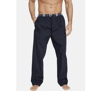 Pyjama JAN VANDERSTORM "2er Pack Schlafhose RAWALD", Herren, Gr. 5 XL, blau (dunkelblau kariert), Obermaterial: 100% Baumwolle., Homewear-Sets Pyjama (91024727-5XL) dunkelblau kariert