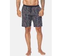 Pyjama JAN VANDERSTORM "Kurze Schlafhose THORBORG", Herren, Gr. XXL, blau (dunkelblau), Obermaterial: 100% Baumwolle CO., Homewear-Sets Pyjama (81360055-XXL) dunkelblau