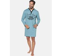 Pyjama JAN VANDERSTORM "Nachthemd STIGMARK", Herren, Gr. 5XL, blau, Obermaterial: 100% Baumwolle CO., Homewear-Sets Pyjama (81062950-5XL) blau
