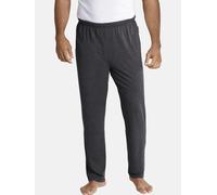 Pyjama JAN VANDERSTORM "Schlafhose ANSSI", Herren, Gr. L, grau (dunkelgrau melange), Obermaterial: 52% Baumwolle CO. 48% Polyester COOLMAX PES(Coolmax)., Homewear-Sets Pyjama (45770050-L) dunkelgrau m