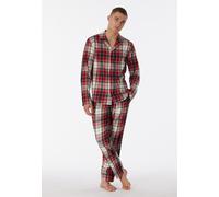 Pyjama lang Webware Organic Cotton Knopfleiste mehrfarbig - X-Mas 52
