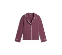 Pyjama "LS SHIRT PANTS PJ SET", Damen, Gr. M (38), lila (chocolate clove), Jersey, Obermaterial: 57% Baumwolle, 38% Modal, 5% Elasthan, TOMMY HILFIGER UNDERWEAR, relaxed fit normal, Homewear-Sets Pyja