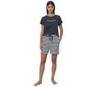 Marc O'Polo Pyjama Mix & Match Kurz-Set Damen Jersey 100% Baumwolle Dunkelblau L