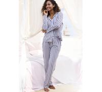s.Oliver Damen Pyjama bequem geschnitten mit Alloverprint, Single Jersey-Qualität, toller