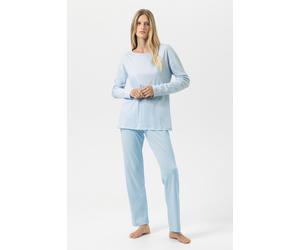 Pyjama Serie Simple Stripes Alice Blue blau 40