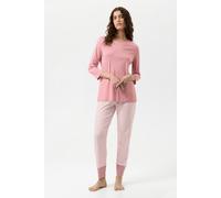 Pyjama Serie Simple Stripes Bridal Rose pink 40