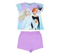 Pyjama-Set für Mädchen, Motiv "Die Eiskönigin - Völlig unverfroren", offizielles Lizenzprodukt, Elsa, Anna Olaf Gr. 4-5 Jahre, Gefroren 2