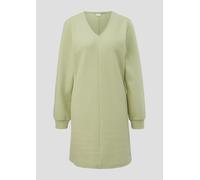 Pyjama-Sweatkleid mit V-Ausschnitt 48/50 grün 6009255.2610.48_50