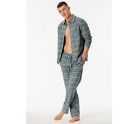 Schiesser Herren Schlafanzug lang mit Knopfleiste Flanell - Nightwear Set