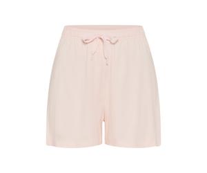 Pyjamahose BOSS "CI_Shorts CW", Damen, Gr. L, N-Gr, light, pastel pink 680, Jersey, Obermaterial: 95% Baumwolle, 5% Elasthan, Basic, Basic lang, Hosen Pyjamahose, mit BOSS Logoschriftzug (12713500-L) 