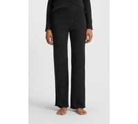 BOSS Pyjama-Hose aus Baumwoll-Mix mit Waffelstruktur - Style Cosy Waffle_Pants, 50557176 Schwarz S