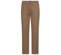 Pyjamahose BOSS "Waffle Pants", Herren, Gr. XXL, N-Gr, braun (medium braun 210,), Jersey, Obermaterial: 60% Baumwolle, 40% Polyester, lang, Hosen Pyjamahose (44440617-XXL) medium braun 210,