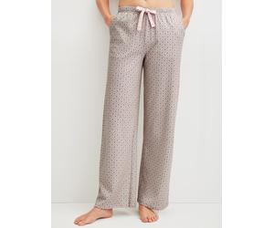 Pyjamahose CALIDA "Favourites Arts", Damen, Gr. M (44/46), N-Gr, tea grün, Interlock, Obermaterial: 100% Baumwolle, bequem lang, Hosen Pyjamahose, mit seitlichen Taschen und weicher Interlock-Qualität