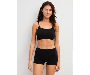 Pyjamahose CALIDA "Seamless Natural", Damen, Gr. L (48/50), N-Gr, schwarz, Single Jersey, Obermaterial: 79% Modal, 15% Polyamid, 6% Elasthan, Hosen Pyjamahose (10137531-L) schwarz