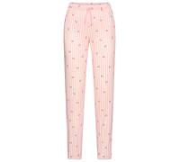 Pyjamahose, Damen, Gr. 32/34, N-Gr, rosa (rosa gestreift), Single Jersey, Obermaterial: 50% Baumwolle, 50% Viskose, VIVANCE DREAMS BY LASCANA, bedruckt, gestreift, lang, Hosen Pyjamahose, in schmaler 