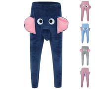 Pyjamahose für Herren Damen Weihnachtshose Herren Pyjama Hose Lustige Elefanten Unterhose Mit Rüssel Unisex Schlafanzughose Lang Weich Flanell Sleephose Locker Flanellhose Freizeithose Elefantenhosen