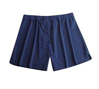 Pyjamahose Herren Kurz Modal Schlafanzughose Weich Verstellbare Taille, Beidseitige Taschen Geschenk zum Vatertag Pyjamahose für