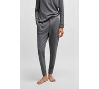 Pyjamahose HUGO UNDERWEAR "Austin Pants", Herren, Gr. XL, N-Gr, grau (open grau 086), Obermaterial: 60% Baumwolle, 40% Polyester, lang, Hosen Pyjamahose (96310818-XL)