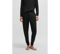 HUGO Pyjama-Hose aus Baumwoll-Mix mit Logo-Stickerei - Style Austin Pants, 50532012 Schwarz XXL
