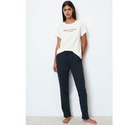 Marc O'Polo Damen Mix&Match Long Pants Pajama Bottom, Navy, XS EU