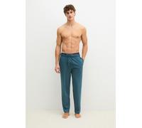 Pyjamahose MARC O'POLO "Mix N Match Cotton", Herren, Gr. M (50), N-Gr, blau (orion blau), Single Jersey, Obermaterial: 100% Baumwolle, bequem lang, Hosen Pyjamahose, mit seitlichen Taschen, Gummizug u