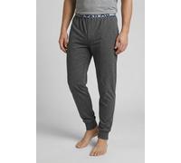 Pyjamahose TOM TAILOR "Brügge", Herren, Gr. 102, N-Gr, grau, Single Jersey, Obermaterial: 60% Baumwolle, 40% Polyester, bequem lang, Hosen Pyjamahose, Logobund, schmaler Fit, Seitentaschen, atmungsakt