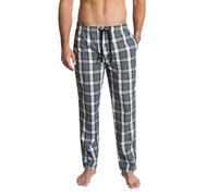 Pyjamahose TOM TAILOR "Dakota", Herren, Gr. 56 (XXL), N-Gr, grün (grün, mittel, karo), Popeline, Obermaterial: 100% Baumwolle, kariert, bequem lang, Hosen Pyjamahose, Bindeband, Seitentaschen, locker,