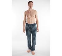 Pyjamahose TOM TAILOR, Herren, Gr. 106, N-Gr, blau, mittel, karo, Popeline, Obermaterial: 100% Baumwolle, Hosen Pyjamahose, weiche Popeline, im Casual-Stil (73938500-106) blau, mittel, karo