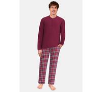 Pyjamahose TOM TAILOR, Herren, Gr. 58, N-Gr, bunt (rot, mittel, karo), Obermaterial: 100% Baumwolle, Hosen Pyjamahose (59745211-58) rot, mittel, karo