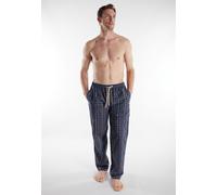 Pyjamahose TOM TAILOR "Milos", Herren, Gr. 56 (XXL), N-Gr, braun (braun, mittel, karo), Web, Obermaterial: 100% Baumwolle, bequem lang, Hosen Pyjamahose, mit elastischem Bund, Kordelzug, kariert (9026