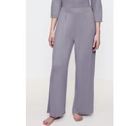 Pyjamahose TRIUMPH "Aura Spotlight Trousers", Damen, Gr. 40, N-Gr, grau (grau shadow), Single Jersey, Obermaterial: 94% Modal, 6% Elasthan, bequem lang, Hosen Pyjamahose, weiches Stretchmaterial, atmu