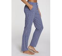 VIVANCE DREAMS Pyjamahose Damen blau-rosa-gestreift Gr.32/34