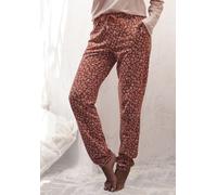 Pyjamahose VIVANCE DREAMS Gr. 32/34, N-Gr, rot (rot, geblümt) Damen Hosen (33970462-32) rot, geblümt