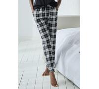 VIVANCE DREAMS Pyjamahose Damen schwarz-weiß kariert Gr.44/46