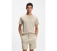 Pyjamaoberteil BOSS "Waffle T-Shirt", Herren, Gr. L, light beige 275, Obermaterial: 60% Baumwolle, 40% Polyester, regular fit, Rundhals, Shirts (84342369-L) light beige 275
