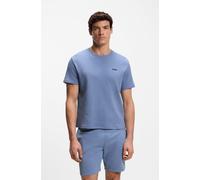 Boss Waffle 10269584 Kurzarm-pyjama-t-shirt M Light Pastel Blue