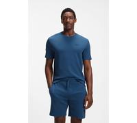 Pyjamaoberteil BOSS "Waffle T-Shirt", Herren, Gr. XL, blau (open blau 462), Obermaterial: 60% Baumwolle, 40% Polyester, regular fit, Rundhals, Shirts (99799225-XL) open blau 462