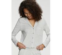 LASCANA - LASCANA LAS Classic Shirt grey - Gr. - 36/38