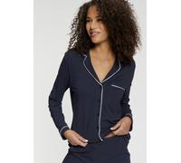 LASCANA - LASCANA LAS Classic Shirt black - Gr. - 40/42
