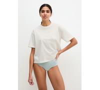 Pyjamaoberteil MARC O'POLO "Mix N Match Cotton", Damen, Gr. M (40), weiß cotton, Single Jersey, Obermaterial: 100% Baumwolle, hüftlang, Rundhals, Shirts, mit Rundhalsausschnitt und kurzen Ärmeln (7726