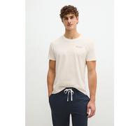 Pyjamaoberteil MARC O'POLO "Mix N Match Cotton", Herren, Gr. XL (58), beige (weiß cotton), Single Jersey, Obermaterial: 100% Baumwolle, Shirts (83856308-XL) weiß cotton