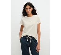 Pyjamaoberteil MARC O'POLO "Mix N Match Cotton Top SS", Damen, Gr. XL, weiß, Jersey, Obermaterial: 100% Baumwolle, Basic hüftlang, Rundhals, Shirts, mit Rundhalsausschnitt und kurzem Arm (52697469-XL)
